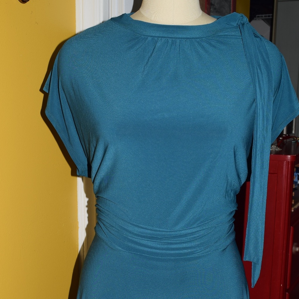 18--20 Dark Teal Dress / Wore one time